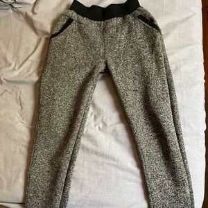 Cute grey and black woman's sweatpants